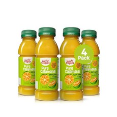 Sun Tropics Pure Calamansi 100% 주스 - 4팩 각 283.5g(10온스) | 100% 순수 농축액이 아님 음료 칵테일 요리 등을 위한 상쾌한, Sun Tropics Pure Calamansi 100