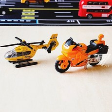 摩托車直升機玩具組：台灣出貨，合金仿真機車飛機，兒童玩具首選, C款, 1個