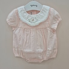 아가방 로지프릴반팔바디수트(모자)01S327956_IC(핑크)