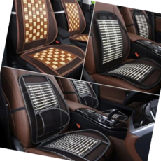 대나무망사시트 자동차시트 여름시트 통풍시트 메쉬 메쉬시트 차량용품 등받이, 대나무망사시트 허리받침[NC053], 1개