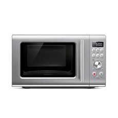 브레빌 BMO650SIL 컴팩트 웨이브 소프트 클로즈 조리대 전자레인지 실버, w e Oven