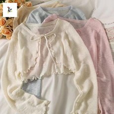 볼레로 리본 가디건 슈러그 발레