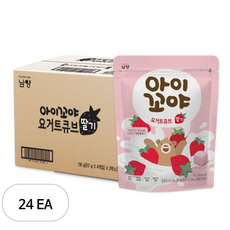 아이꼬야 불가리스 요거트 과자 17 g, 24개, 17g, 딸기