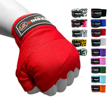 링사이드코리아 마이스터 복싱핸드랩 반신축 멕시코 스타일 권투 스트랩 주니어 이너 붕대 1쌍, 빨강, 3.5m