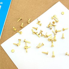 클립 핀 40p 골드 문서 할핀(14mm)학교납품용 화방 chl+3421Xi