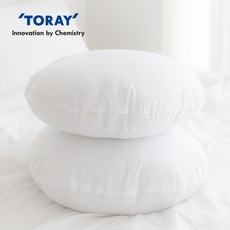 국내생산 도레이 항균 원형 쿠션솜 3size, 지름 45cm, 1개