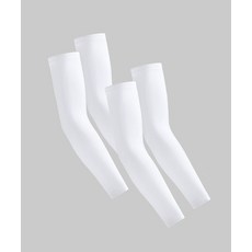 MUSINSA STANDARD [쿨탠다드] 팔토시 2팩 [화이트/화이트]