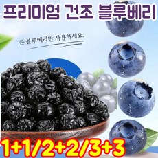 1+1/2+2/3+3 프리미엄 건조 블루베리 무설탕 건조 블루베리 무설탕 건블루베리 100%, 50g/1봉지만(1+1아님)