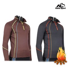 HALLA SPORT 남성 레닌 티셔츠 (기모)