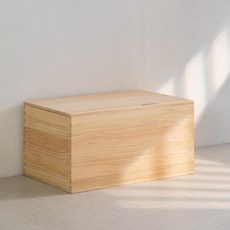 원목 수납박스 전나무 공간 보관함 정리함, 40 x 40 x 40, 1개, 뉴질랜드