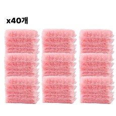 호환가능 일회용 정전기 먼지털이 리필 대용량 (코스트코 스위퍼 더스터 스카치브라이트 코멧 기타 등등 브랜드 호환 가능), 40개, 핑크