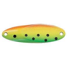 Acme Kastmaster 낚시 미끼 오렌지/옐로우/그린 1.9g(3/8온스), Acme Kastmaster 낚시 미끼, 오렌지/옐로우