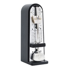 可開發票機械節拍器鋼琴考級專用精準迷你打拍器吉他小提琴古箏通用節奏器 機械節拍器 發條式節拍器 塔式節拍器, 黑色, 1個