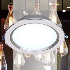 다운라이트 LED 매립등 15W 주광색 천장 아파트 사무실 베란다 카페조명 인테리어