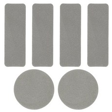 손상된 측면 가장자리 내부 안감 및 발 뒤꿈치 마모를위한 6pcs 스포츠 신발 패치-신발 수명을 연장하기위한 신발 수리 스티커, Light gray