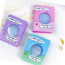 아이돌사진첩 미니포카 오리지널 미니앨범 바인더 콜렉트북 사진첩, 퍼플