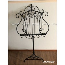House傢飾 復古風格精緻鍛鐵樂譜架/餐廳MENU架 - 限量新款, 1個