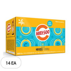 비타500 비타민D 1000 IU 10p, 100ml, 14개입