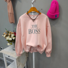 보스 발포 기모 맨투맨