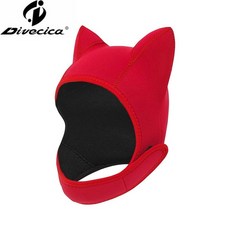 고양이 다이빙 모자, S, 레드