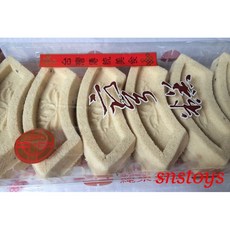 名隆糕餅店 彎糕 (芝麻) 半鹹甜 純素 Q彈香濃 懷舊零食, 1個