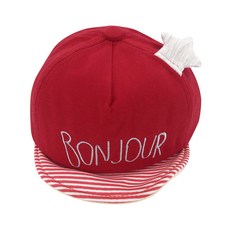 雪倫小舖 童帽 棒球帽 鴨舌帽 條紋字母遮陽帽