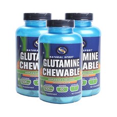 NATURAL SPORT 橘子口味保健咀嚼錠 1500mg, 3個, 60顆