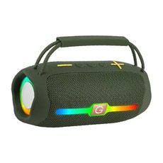 無線藍牙音箱 低音炮大功率車載戶外家用便攜小型迷你音響 (72H發貨臺灣), 綠色