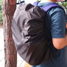 35리터 백팩 레인방수커버 블랙 등산가방 방우덮개, 1개