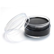 【2134人收藏】黑白紅單色人體彩繪顔料兒童臉麵部身體化妝萬聖節舞臺妝油彩膏, 黑色（10g）送兩隻筆