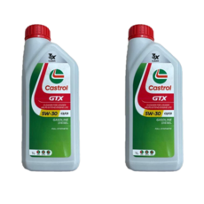 Castrol 캐스트롤 GTX SQ C2 C3 5W30 가솔린 디젤 엔진오일, 2개, 5W-30, 1L