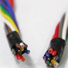 차량 튜닝전선 LED 작업배선 예쁜자동차용품 신차용품, 10색배선0.5mm(10m)