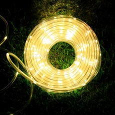 太陽能LED水管燈 22米200燈珠-暖白 裝飾彩燈串, 1個