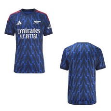 아디다스 주니어 2025-2026 아스날 어웨이 저지 유니폼 레플리카 어린이 반팔 티셔츠