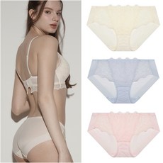 에블린 [팬티3장] MbyE_데일리 햄팬티 EBWQFA316H~336H / 3pcs