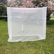 露營蚊帳 車泊 旅行方便攜帶戶外大蚊帳220*200*200cm 露營野餐 貨櫃屋野外蚊帳, 無門(附收納袋)