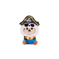 해외 Disney Store 공식 미니 믹스 잇 봉제 인형 - 레이디 귀여운 동물 앤 매치 탈착식 모자 후크 루프 스트랩 어린이 및 수집가를 위한 플러시 장난감 17.8cm7인, Goofy.