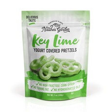 네이처스 가든 키 라임 요거트 덮인 프레첼 – 트랜스 지방 Nature's Garden Key Lime Yogurt Covered Pretzels – No Trans Fat I, 198g, 1개