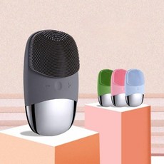 세수기계 클렌징 디바이스 진동 클렌저 폼 클렌징 실리콘 전동기계, 블랙