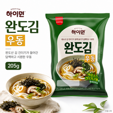 삼립 하이면 완도김우동, 205g, 20개