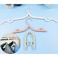 리빙맘 접이식 의류 외투 아우터 고급 여행용 옷걸이, 여행 출장 소형 접이식 옷걸이 1P, 1개