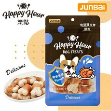 Happy Hour樂點 犬用零食 老犬 幼犬 軟的好好咬, 1個, 骨健雞肉餅乾, 雞肉, 100g