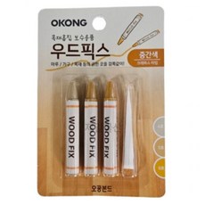 오공 우드픽스 중간색 누구나 쉽게 목재 보수 1개 1(개) 5465 PCS