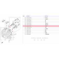 YAMAHA 山葉 原廠 前燈泡 2JS-H4314-00, 1個