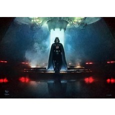 MIGHTYPRINT Thomas Kinkade Studios – 스타워즈 – 브라이언 루드의 반란군 길 - 43.2 x 61cm(17 x 24인치) 벽 아트 - 공식 라이선스, 어둠이 도착했습니다