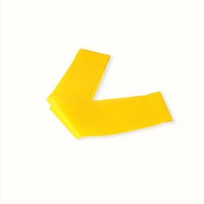 요가 필라테스 탄력밴드 스트레칭밴드 노랑 0.7mm 라텍스 고무 루프 운동밴드