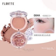 FLORTTE 花洛莉亞 初戀系列單色腮紅, 1個, 08#A<玫瑰豆沙>~26/12