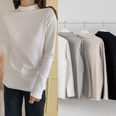 마미누리데일리 피치 반목폴라 기본티 이너티 후라이스면 임산부 티셔츠 177035