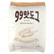 99핫도그 크리스피 치즈 반반 핫도그, 1개, 80g