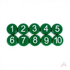 숫자 자석 1-10 초록, 상세페이지 참조, 1개, 상세페이지 참조